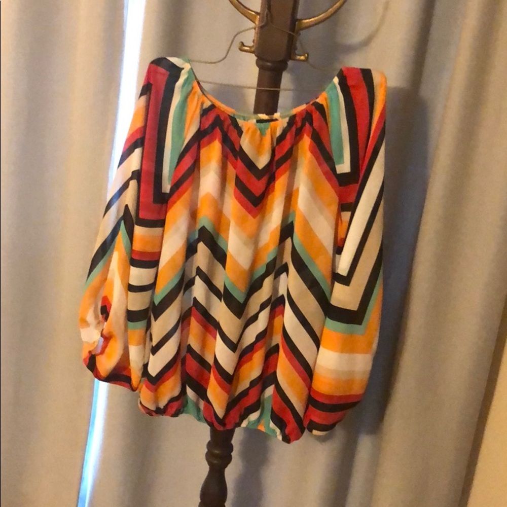 Colorful tunic from boutique
